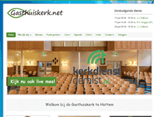 Tablet Screenshot of gasthuiskerk.net